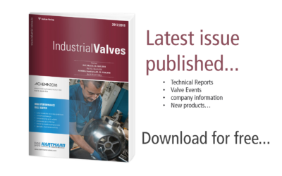 “Industrial Valves”: Latest Issue published
