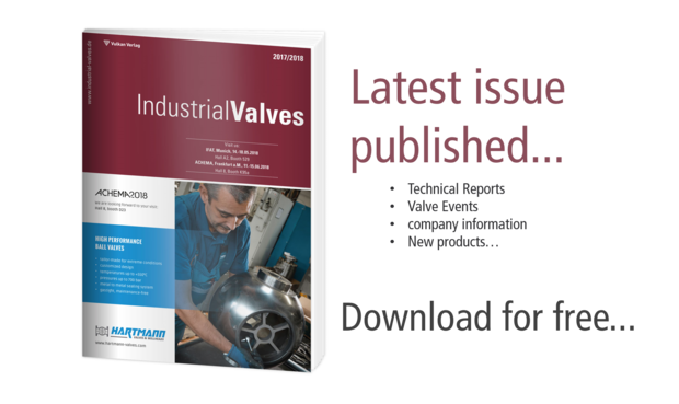 “Industrial Valves”: Neueste Ausgabe erschienen