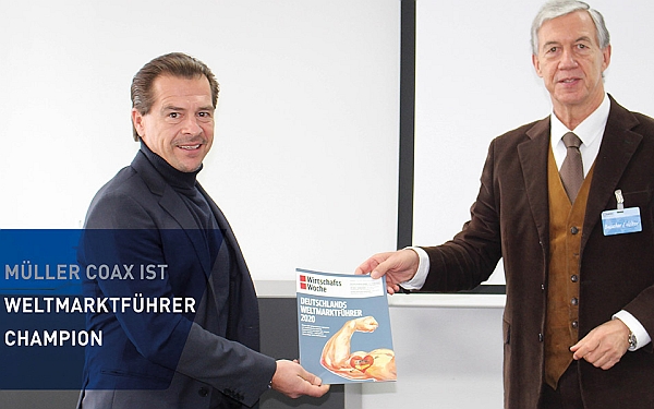 müller co-ax ag jetzt Mitglied des Weltmarkführer-Indexes “Champion”