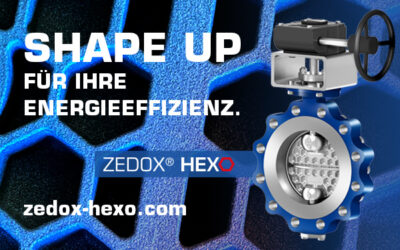 ZEDOX® HEXO – Die Hochleistungsabsperrklappe mit neuer Wabenscheibentechnologie