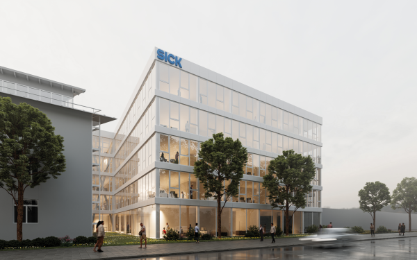 SICK Baustart für neues Bürogebäude