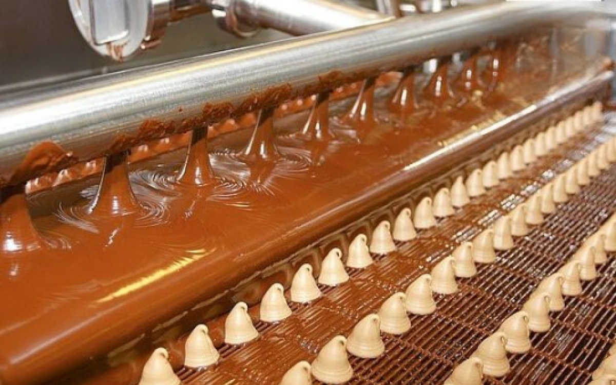 Kugelhähne für die Schokoladenproduktion